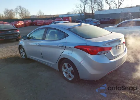 2012 Hyundai Elantra Gls (Ulsan Plant) z USA, uszkodzony, nr VIN KMHDH4AE4CU424091